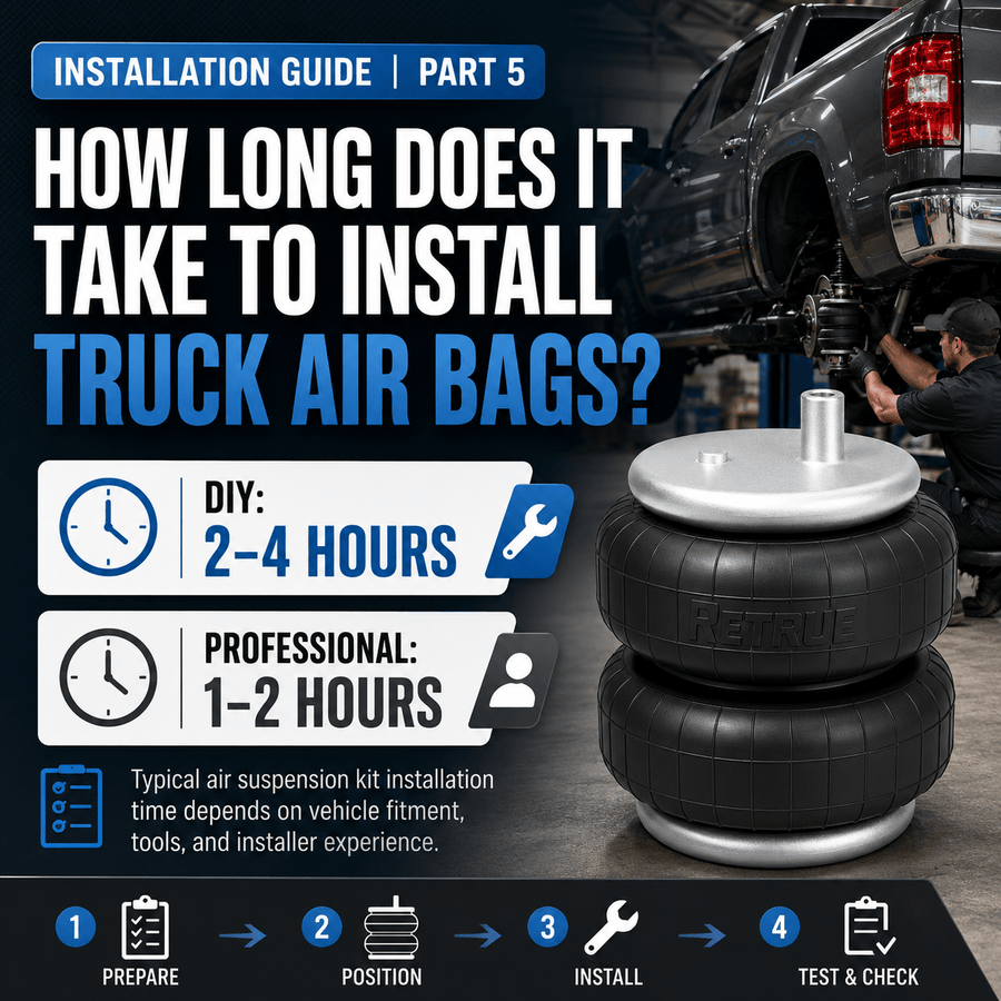 Truck Air Suspension Installation Guide | Part 5: How Long Does It Take to Install Truck Air Bags? - RETRUE