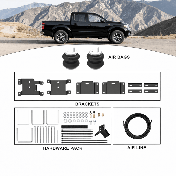 RETRUE Rear Air Suspension Kit|Nissan Frontier 2005-2024 5000 lbs