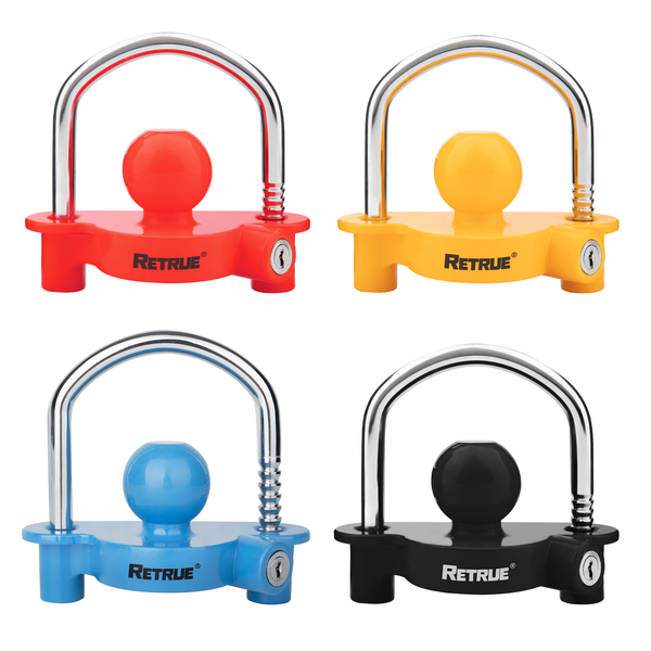 Colorful Universal Trailer Coupler Lock with 11 Adjustable Positions