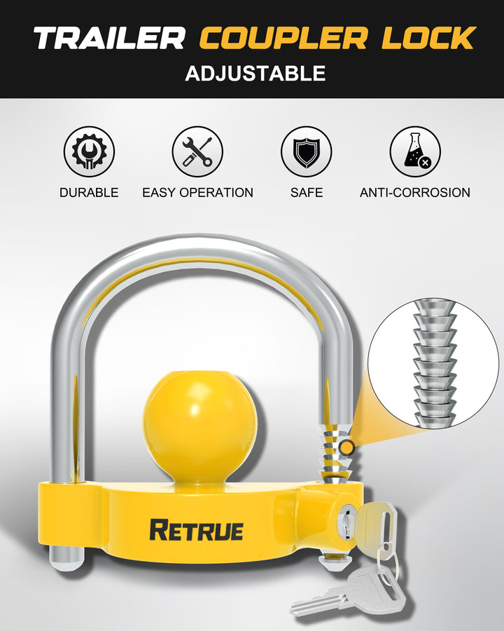 RETRUE Coupler Ball Lock has the advantages of durability, ease of operation, safety and corrosion resistance. RTL0018 has the advantages of durability, ease of operation, safety and corrosion resistance.And the density of the screw is compact, once locked very strong.