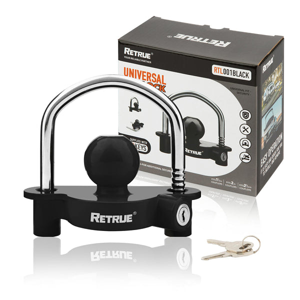 Heavy-Duty Universal Trailer Coupler Lock with 11 Locking Positions - RTL001